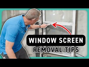 Window Screen Removal Tips