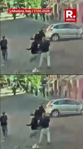 Several Injured After Man Drives Into Pedestrians Before Trying To Stab Them | Italy | Modena
