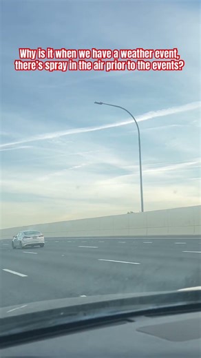 Florida - Geo-engineering spraying continues. When FL has weather issues, spray happens days before!