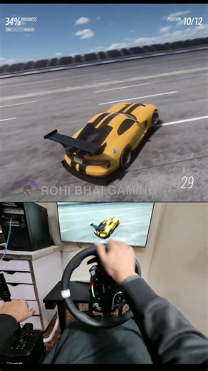 Drag Race with Dodge SRT Viper GTS 🤩 #shorts #rohibhaigaming #fh5shorts