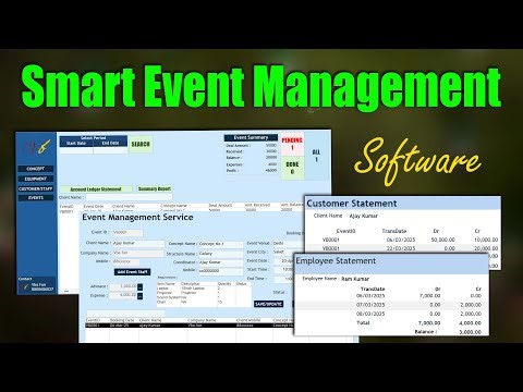 👉 Smart Event Management Software | Event Booking, Reminders, Accounts & Expense Tracking