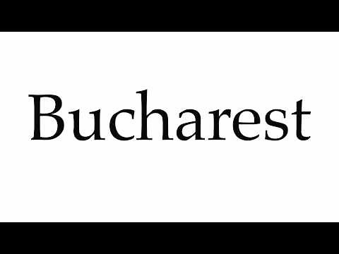 How to Pronounce Bucharest