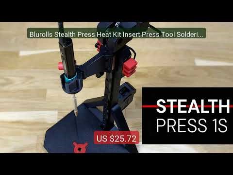 Blurolls Stealth Press Heat Kit Insert Press Tool Soldering Ir... — Best Buy 2026 | Great Quality!