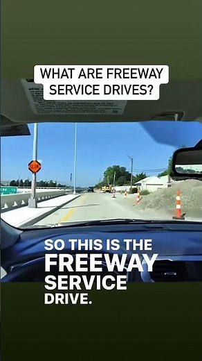Navigating freeway frontage roads: Frontage Road Basics: Understand that frontage roads run parallel