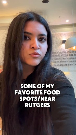 Rutgers–New Brunswick on Instagram: "R U Hungry?? You will be after watching this! Check out some of Hinaz’s favorite food spots around campus! What’s your favorite spot to grab food at/near Rutgers??"
