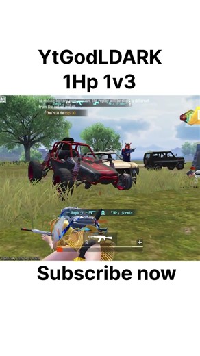 1v3 one HP clutch #ytgodldark