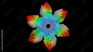 Mechanic simulation engineering - Stress and breakpoint analysis of blade under force and moment conditions