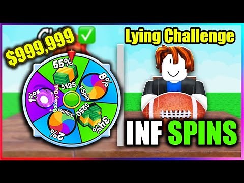 [🎁INF] Lying Challenge Script - INFINTIE SPINS, CASH