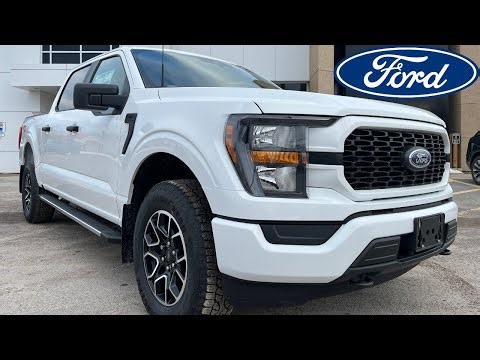 2023 Ford F-150 2.7L EcoBoost w/ STX Appearance Package in Oxford White Walk-Around