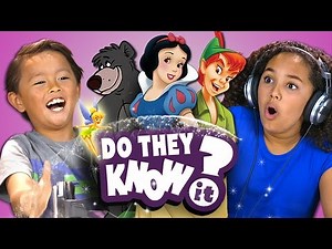 DO KIDS KNOW CLASSIC DISNEY SONGS? (REACT: Do They Know It?)