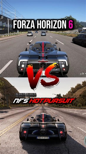 Pagani Zonda Cinque Comparison || NFS Hotpursuit Vs Forza Horizon 6