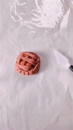 🍓 Mini Clay Pie Craft | Cute Handmade Dessert Idea.