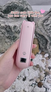 4800mAh Battery Operated Electric Cooling Handheld USB Rechargeable Portable Folding Small Fan Mini with Power Bank