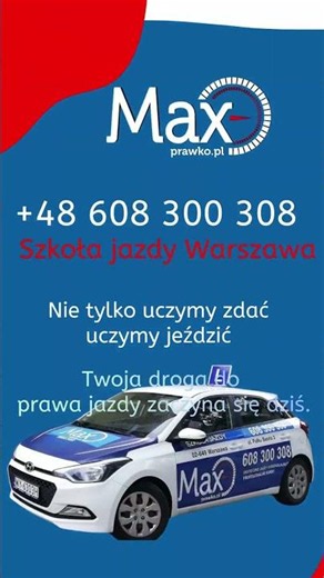 Dlaczego warto wybrać OSK Max Prawko? Szkoła nauki jazdy NR. #1 w Warszawie