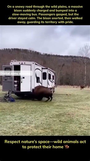 The Bison’s Warning#viral