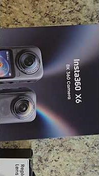 INSTA360 X6 8K 360 CAMERA UNBOXING