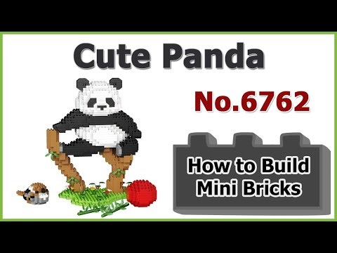How to Build Mini Blocks Panda No.6762 Review Instructions Specifications
