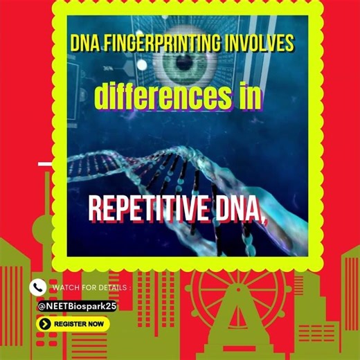 DNA Fingerprinting Teaser: Crack in 20 Seconds! #NEET #Biology #Shorts