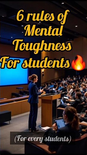 6 rules of mental Toughness for students🔥🔥 #motivation #studymotivation #study #studywithme #viral