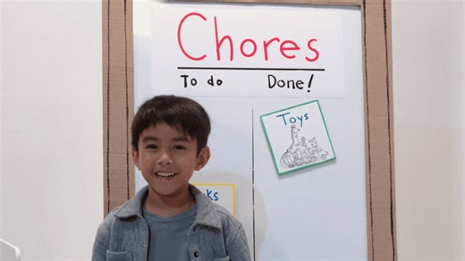 Phoebe & Jay - Everyday Exploring: Wacky Chore Chart Video | PBS KIDS