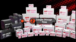 NPPower NP12-12Ah 12Volt 12Ah AGM Deep Cycle SLA Rechargeable Battery With F2 Style Terminals / （4pcs）