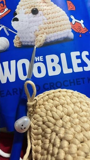 Working on Queen Lizzie Corgi Wooble. #queenelizabeth #woobles #joybomb