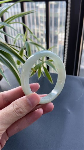 # Jade Factory Bangle: Where Nature Meets Craftsmanship  Translucent, subtle green hues, and a smooth finish—no middlemen, just pure, factory-made quality. This isn’t just a bangle; it’s a piece of the jade source, polished to perfection. Code: 67176 60FF2 Size: 56.6 Interested? Drop a comment or DM us. #JadeFactory #DirectFromSource #JadeBangle #IcyJade #FactoryCrafted #AuthenticJade #JadeBracelet | STAR Jewelry SHOP Ⅱ | Facebook