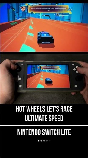 Hot Wheels Let's Race Ultimate Speed Nintendo Switch Lite Gameplay
