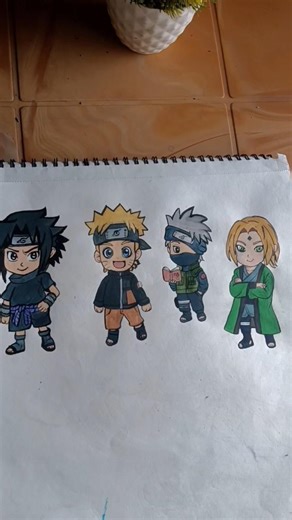 Cute anime drawing challenge || Day -4 Tsunade Senju 😍😍 #tsunade #drawing