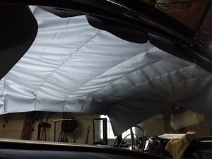 Hardtop headliner install..