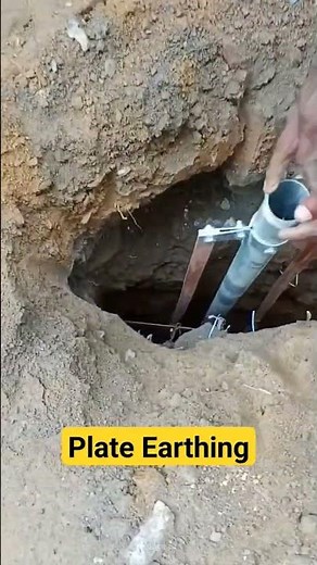 Plate Earthing #earthing #electrical #voltage #electric #technology