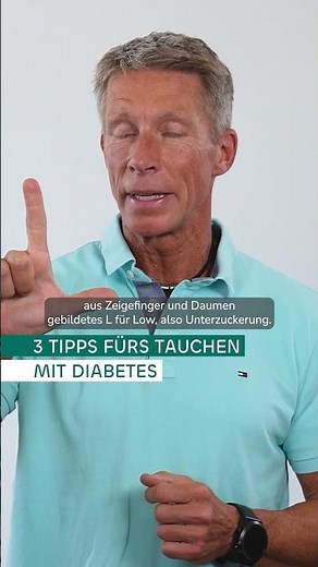 3 Tipps für das Tauchen mit Diabetes - Doc Martin #shorts