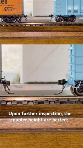 Coupler height test: MTH Ho Woodside reefer