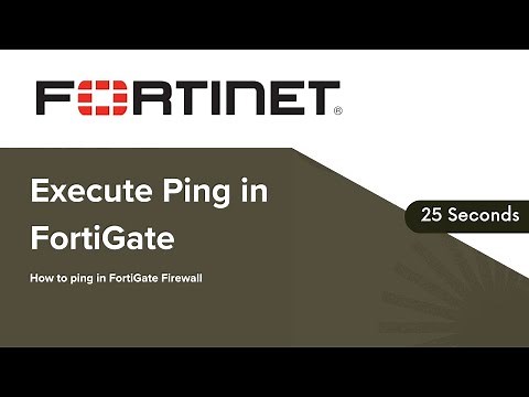 FortiGate How to ping | How to Ping from #fortigate #fortinet #ping
