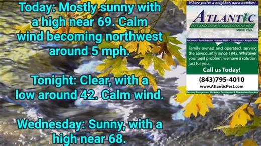 3.1K views | THIS WEATHER UPDATE IS SPONSORED BY ATLANTIC PEST AND TERMITE MANAGEMENT | GAB News | Facebook