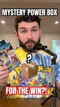 Opening a Pokemon Mystery Power Box! 📦 #pokemon #pokemoncards #mysterybox