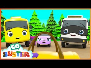 🏕️ Buster's Camping Trip Adventure! 🚌 Camp YouTube | Go Buster - Bus Cartoons & Kids Stories