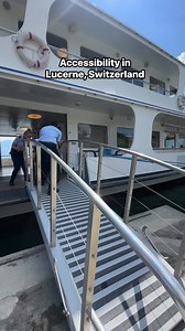 the lake cruise boats in lucerne are wheelchair accessible. inside, there are accessible seats and large toilets. the staff is kind and always ready to help. switzerland is one of my favorite destinations because accessibility truly matters here. #accessibledestinations #wheelchairtravel #accessibletravel #publictransportation #lakecruise | Marcela Marañon - The Journey of a Brave Woman