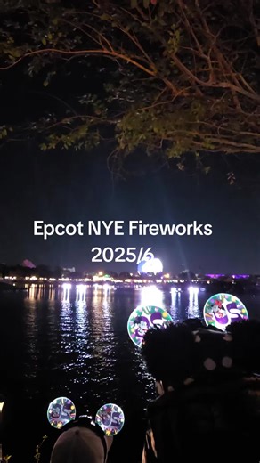 Epcot NYE Fireworks Celebration 2025/6