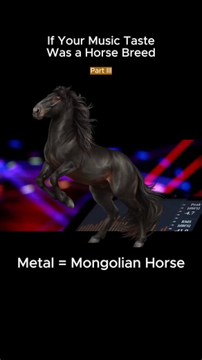 If your music taste was a horse breed, which breed would you be? 🐎🎵 Let’s find out! Part 3 ⏭️ #horserealitygame #horsegame #horsebreed #music #musicgenre
