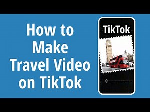 How to Make Travel Video on TikTok 2020. Travel Template on TikTok