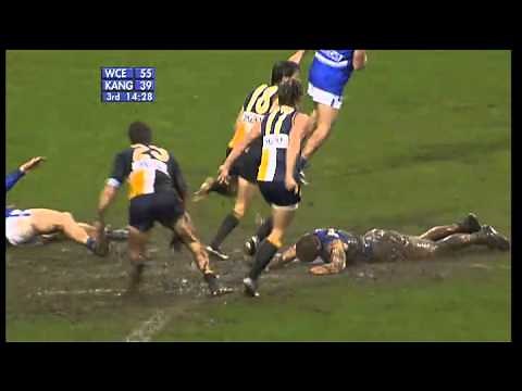 Wet weather AFL footy
