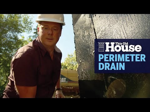 How to Install a Perimeter Drain | This Old House