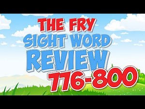 Fry Sight Word Review | 776-800 | Jack Hartmann