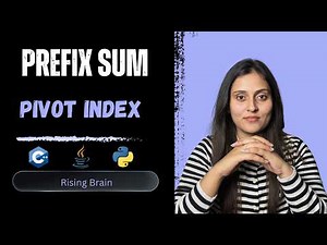 Pivot Index – From Brute Force to Optimal Approach | Prefix Sum | C++, Java, Python