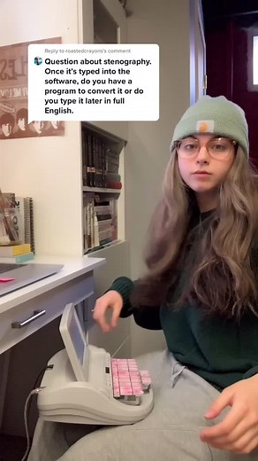 Reply to @roastedcrayons everything that is being translated on Eclipse is going to be the transcript! #fyp #foryou #stenographer #courtreporter