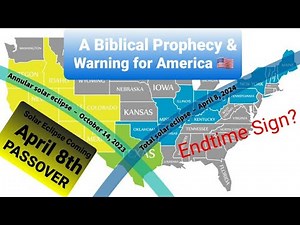 End Times BIBLE PROPHECY With SOLAR ECLIPSE April 8, 2024 on PASSOVER 3rd SEAL,Signs in the Heavens