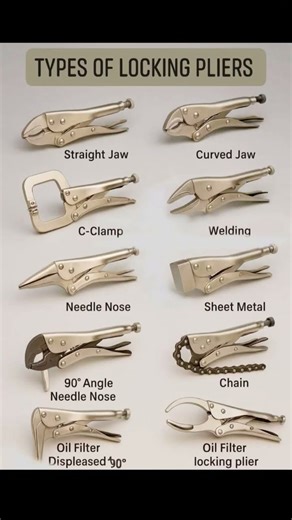 types of locking pliers amezing #shorts #youtubeshorts #diy #tools #campus