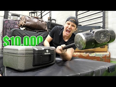 $10,000 OF LOST AIRPORT LUGGAGE!! (Buying $10,000 Lost Luggage Mystery Auction)