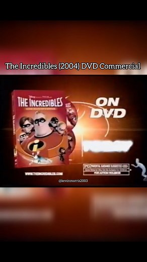 Kevin Morris💙 on Instagram: "The Incredibles (2004) DVD Commercial| #theincredibles #nostalgia #childhood #disneypixar #2000scommercials #memories"